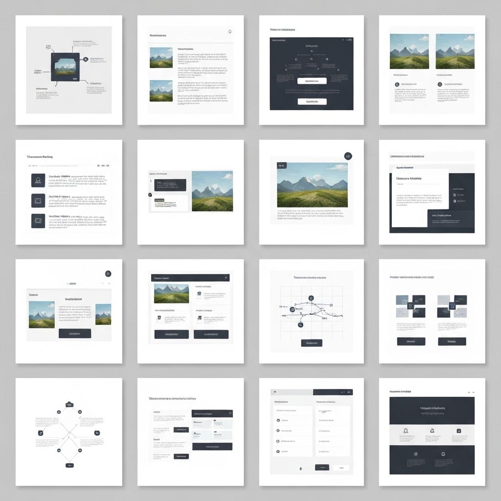 Visual hierarchy examples